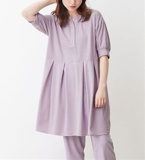Viola e Viola（ヴィオラ エ ヴィオラ）の「やわらかパイルチュニックセットアップ（パジャマ・ルームウェア）」｜ライラック