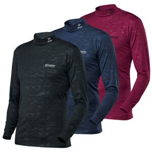 「≪ＴＶ限定★≫＜ダンロップ・リファインド＞裏起毛総柄入りハイネック３枚組+１枚（メンズカットソー）」｜詳細画像