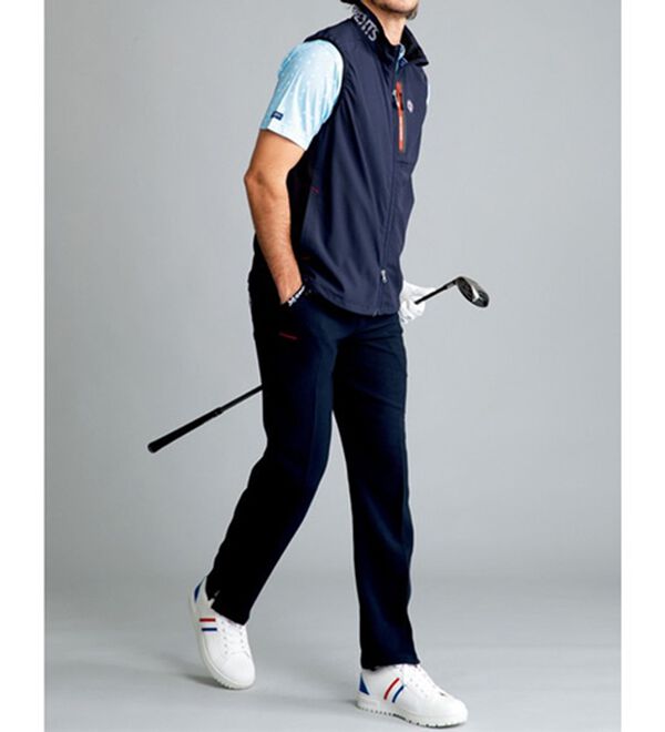 「＜トランスコンチネンツゴルフ＞グーンと振れる涼感ベスト（メンズベスト）」｜詳細画像