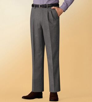 「裏フリースアジャスター付スラックス（メンズスラックス）」｜詳細画像