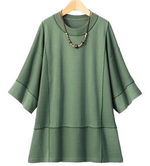 ルフラン（ルフラン）の「汗ジミ対策！ちょいかわプルオーバー（カットソー）」｜オリーブ