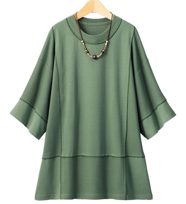 ルフラン（ルフラン）の「汗ジミ対策！ちょいかわプルオーバー（カットソー）」｜オリーブ