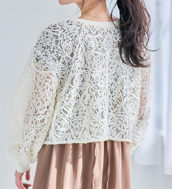 RANAN（ラナン）の「シアーレースカーディガン（その他カーディガン）」｜詳細画像