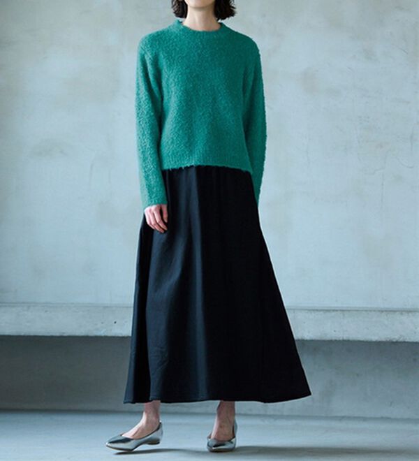 RANAN（ラナン）の「〈ＳＤＧｓ〉ふわふわブークレーニット（ニット・セーター）」｜詳細画像