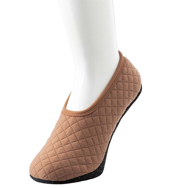 LAVIENNE（ラヴィエンヌ）の「【３足組】脱げにくくて便利なキルトソックス（靴下・ストッキング）」｜詳細画像