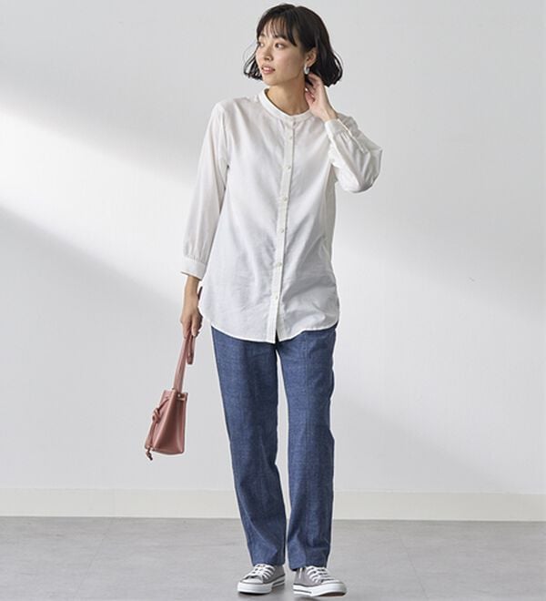 BELLUNA（ベルーナ）の「綿１００％やわらかゆるパンツ（フルレングスパンツ）」｜詳細画像