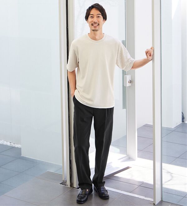 REMEN'S（リメンズ）の「サラッと快適イージースラックス（メンズスラックス）」｜詳細画像