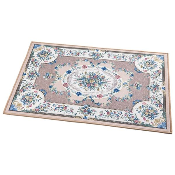 「洗える！はっ水柄が綺麗な玄関マット（玄関マット）」｜ブーケピンク