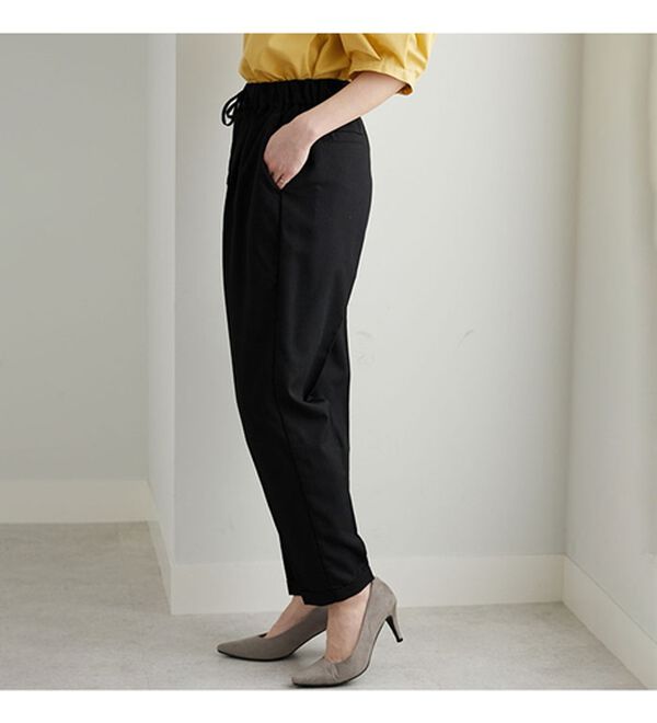 GeeRA（ジーラ）の「美脚とろみタックパンツ（フルレングスパンツ）」｜詳細画像