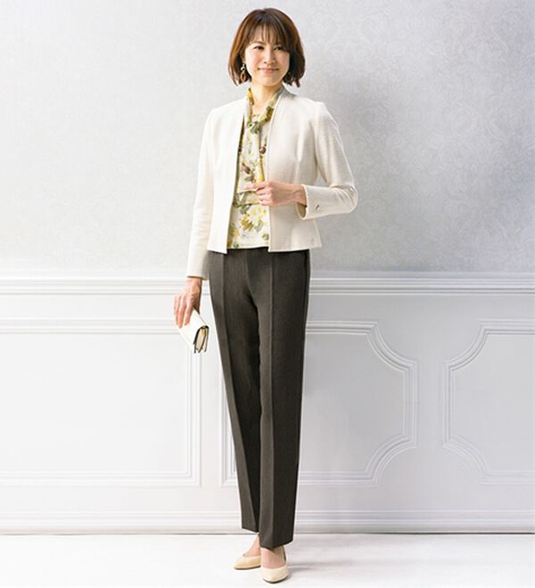 ルフラン（ルフラン）の「【３本組】日本製柔らかゴムのラク楽パンツ（フルレングスパンツ）」｜詳細画像