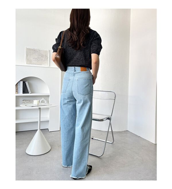 新作＆新品anuans♡ハイウエストワイドパンツ 公式】anuans | ワイド