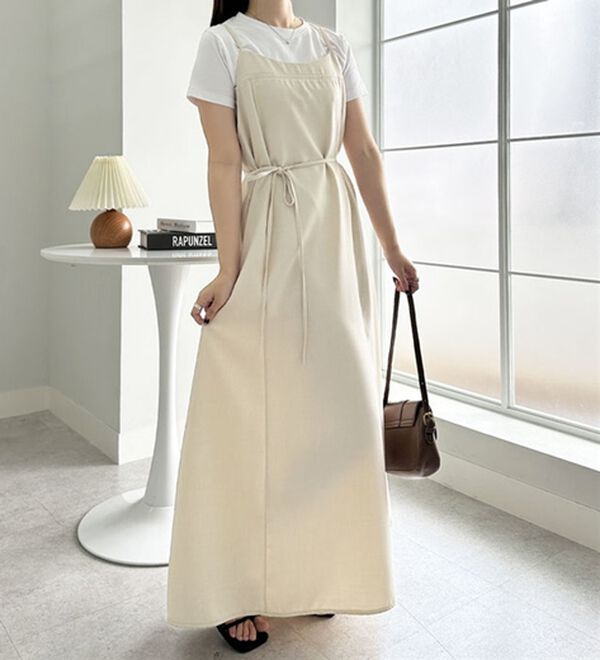 GeeRA（ジーラ）の「リネンライクロングキャミワンピース（その他ワンピース）」｜詳細画像