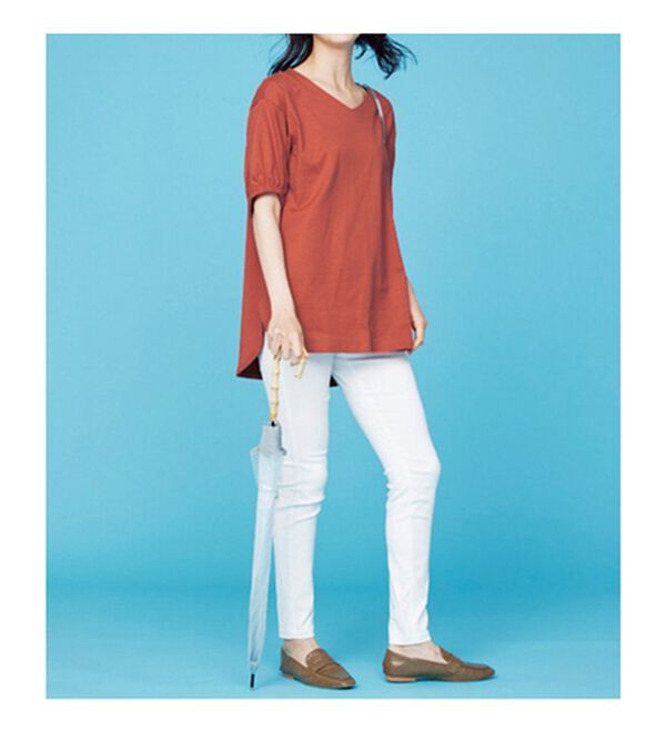 RANAN（ラナン）の「はっ水！ストレッチ素材スキニーパンツ（フルレングスパンツ）」｜詳細画像