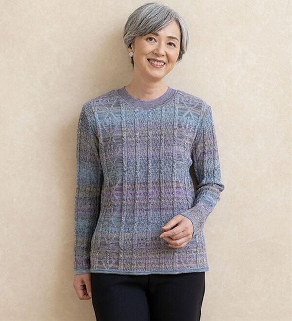 ルフラン（ルフラン）の「ウール入りメランジニットアンサンブル（アンサンブル）」｜詳細画像