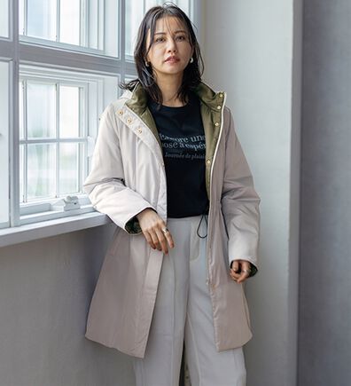 BELLUNA（ベルーナ）の「Ａｉｒｙ　＆Ｗａｒｍ　あったか軽量デザインコート（ロングコート）」