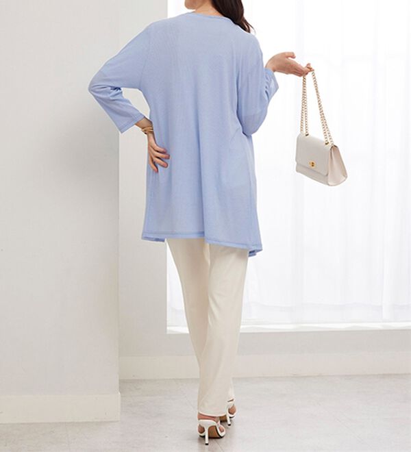 BELLUNA（ベルーナ）の「着映える花柄レースカーデアンサンブル（アンサンブル）」｜詳細画像