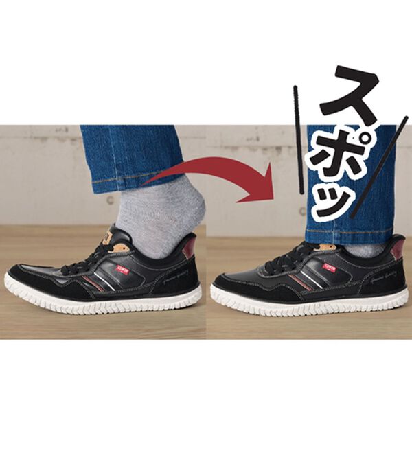 「＜ＥＤＷＩＮ＞脱ぎ履き簡単！カジュアルシューズ（メンズスニーカー）」｜詳細画像