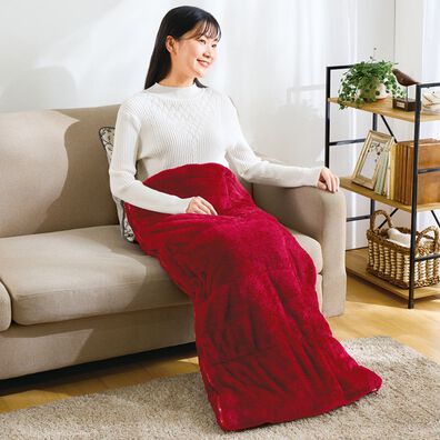 「おんせん糸使用のあったかロール毛布（毛布・ブランケット）」