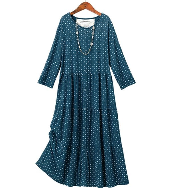 ルフラン（ルフラン）の「【３色組】ひやとろティアードワンピース（カットソーワンピース）」｜詳細画像