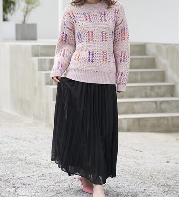 RANAN（ラナン）の「プリーツロングスカート（ロングスカート）」｜詳細画像