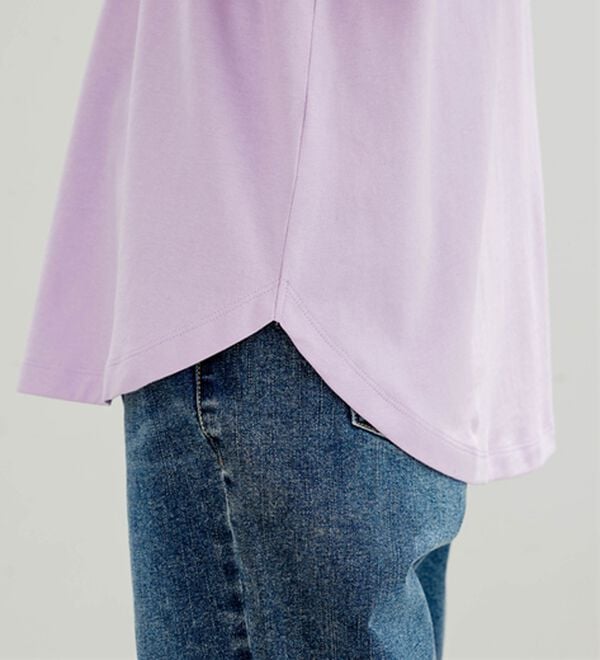 BELLUNA（ベルーナ）の「綿１００％着映えネコ柄プリントＴシャツ（Tシャツ）」｜詳細画像