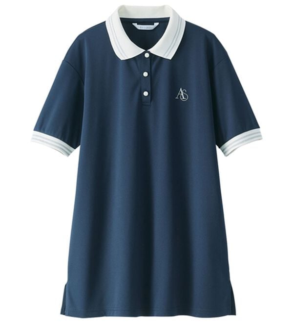 BELLUNA（ベルーナ）の「＜ａ．ｖ．ｖ　ｓｐｏｒｔ＞かのこ素材ポロシャツ（ポロシャツ）」｜詳細画像