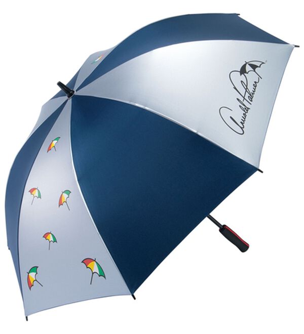 「＜アーノルドパーマー＞晴雨兼用ジャンボ傘（メンズスポーツ用品）」｜ネイビー