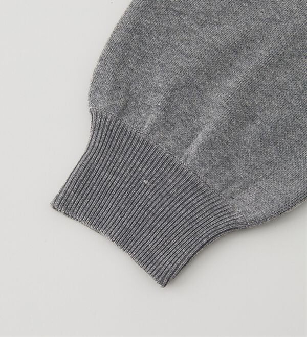 RANAN（ラナン）の「ハーフジップスウェットライクニット（ニット・セーター）」｜詳細画像