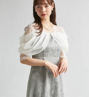 RANAN（ラナン）の「オフショルデザイン花柄ジャカードドレス（その他ワンピース）」｜詳細画像