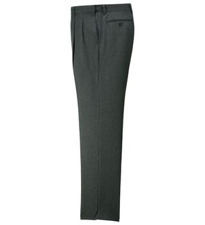 「裾上げ済アジャスター付爽快ドライスラックス（メンズスラックス）」｜グレー