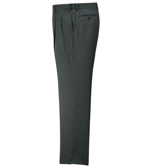 「裾上げ済アジャスター付爽快ドライスラックス（メンズスラックス）」｜グレー