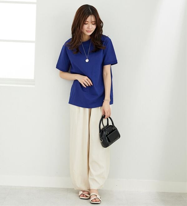 BELLUNA（ベルーナ）の「ヒンヤリ！綿１００％大人顔サマ見えＴシャツ（Tシャツ）」｜詳細画像