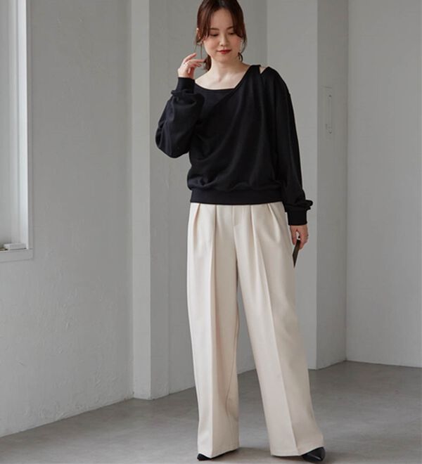 RANAN（ラナン）の「レイヤードデザインスウェット（トレーナー・スウェット）」｜詳細画像