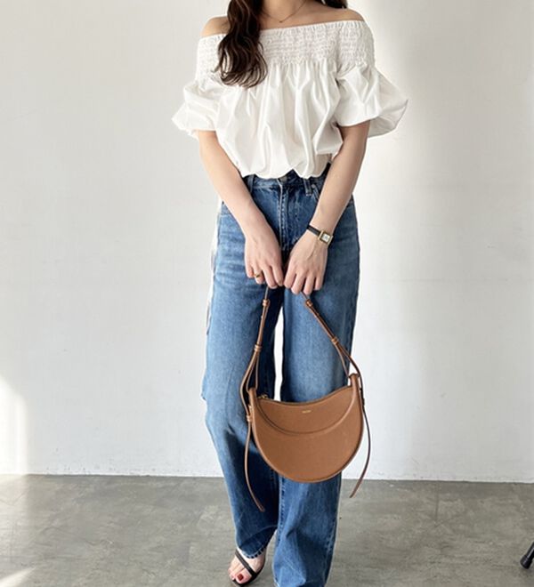 GeeRA（ジーラ）の「ドロストオフショルブラウス（ブラウス）」｜詳細画像