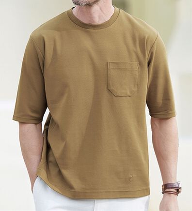 「【３色組】＜コムルヴァン・オム＞５０代からのお父さん専用ＴシャツＮＥＯ（メンズＴシャツ）」