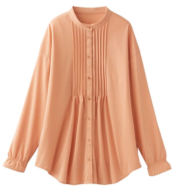 LAVIENNE（ラヴィエンヌ）の「家事にぴったりピンタックシャツ（シャツ）」｜詳細画像