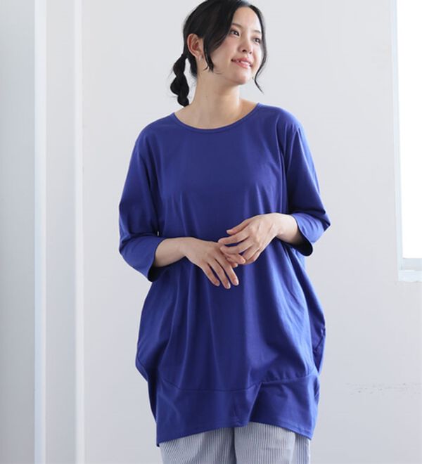 08Mab コクーンシルエットチュニックワンピース　新品 08Mab コクーンシルエットチュニックワンピース 新品