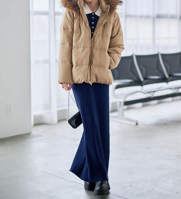 RANAN（ラナン）の「リアルファー付ダウンショートコート（ショートコート）」｜詳細画像