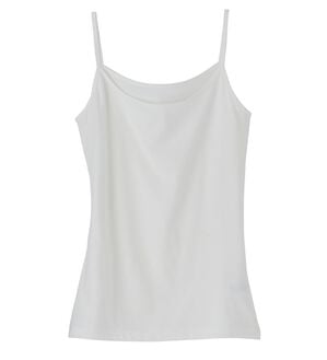 YU'NOW（ユナウ）の「【同色３枚セット】綿混ベーシックインナーキャミセット（肌着・インナーウェア）」｜ホワイト３枚