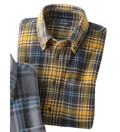 「着まわし抜群の軽・暖フリースシャツ（メンズシャツ）」