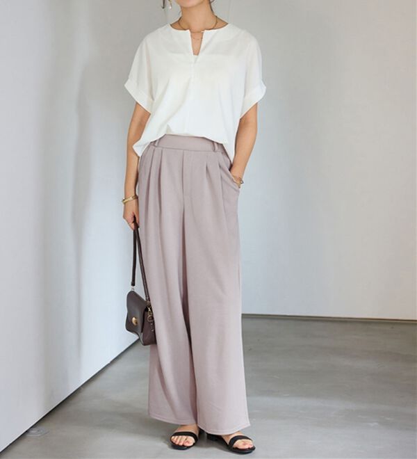 alotta（アロッタ）の「ジップ使いセットアップ（ブラウススーツ）」｜詳細画像