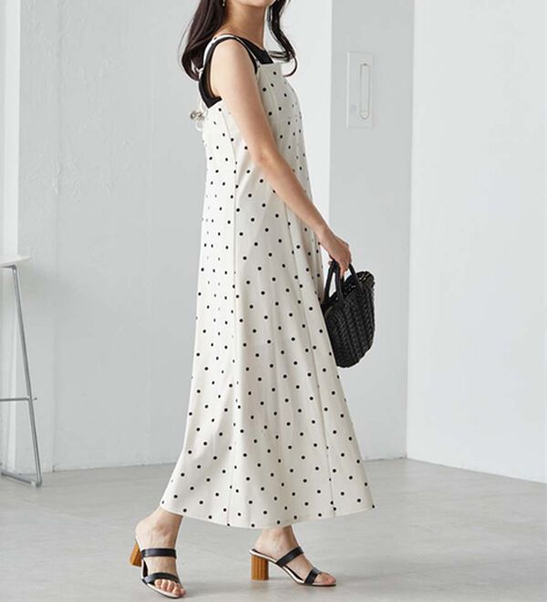 RANAN（ラナン）の「ダブルストラップバックリボンキャミワンピース（その他ワンピース）」｜詳細画像