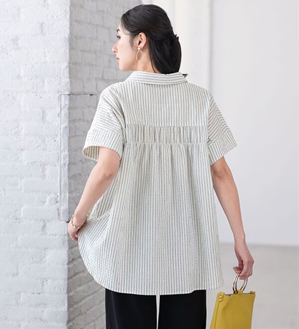 ルフラン（ルフラン）の「【３色組】３６０度カバー＊ドルマンシャツ（ブラウス）」｜詳細画像