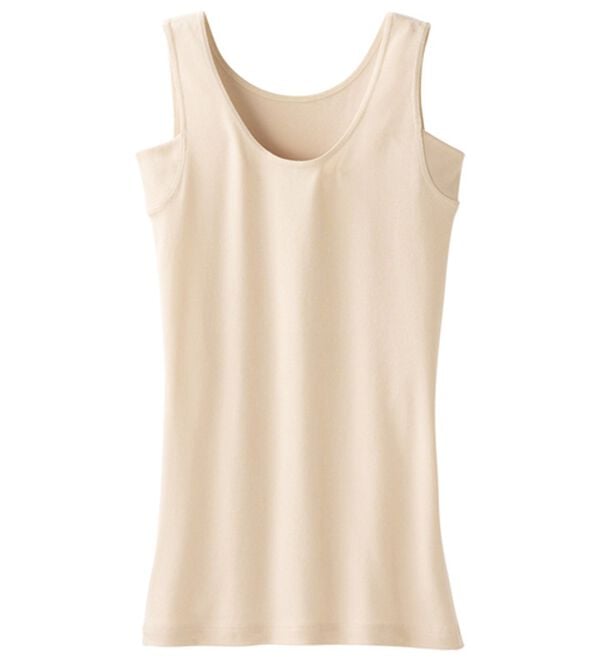 LAVIENNE（ラヴィエンヌ）の「【汗かきさん必見！】涼感サラッと快適汗取りタンクトップインナー＜さらりラボ＞（肌着・インナーウェア）」｜詳細画像