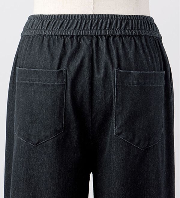 VINNO（ヴィノ）の「美のフィットデニムジョガーパンツ（フルレングスパンツ）」｜詳細画像