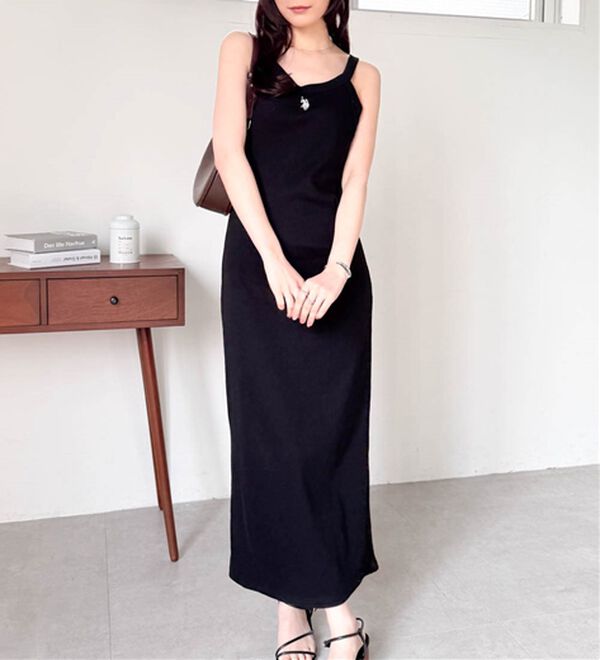 RANAN（ラナン）の「＜U.S.POLO ASSN.＞カップ付アメスリリブワンピース（カットソーワンピース）」｜詳細画像