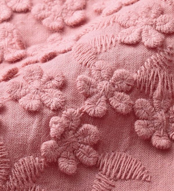 ルフラン（ルフラン）の「綿１００％花刺しゅうブラウス（ブラウス）」｜詳細画像