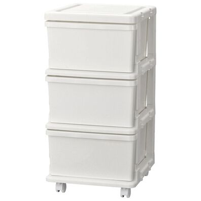 「新便利な３段チェスト（リビング収納）」