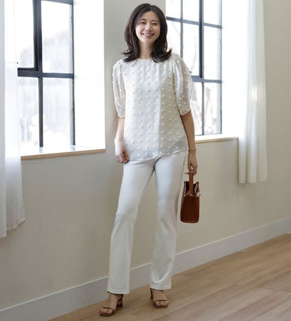 BELLUNA（ベルーナ）の「【裏起毛有無】ジャストフィットらくらくパンツ（フルレングスパンツ）」｜詳細画像