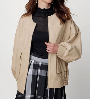 RANAN（ラナン）の「フェイクレザーブルゾン（ブルゾン）」｜詳細画像